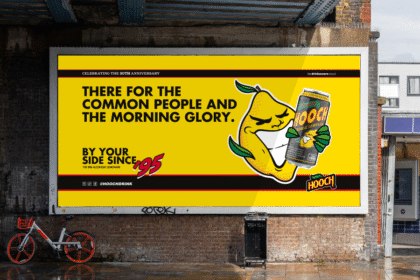 Hooch campaign billboard