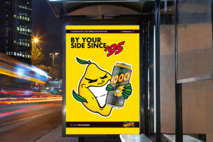 Hooch bus stop campaign