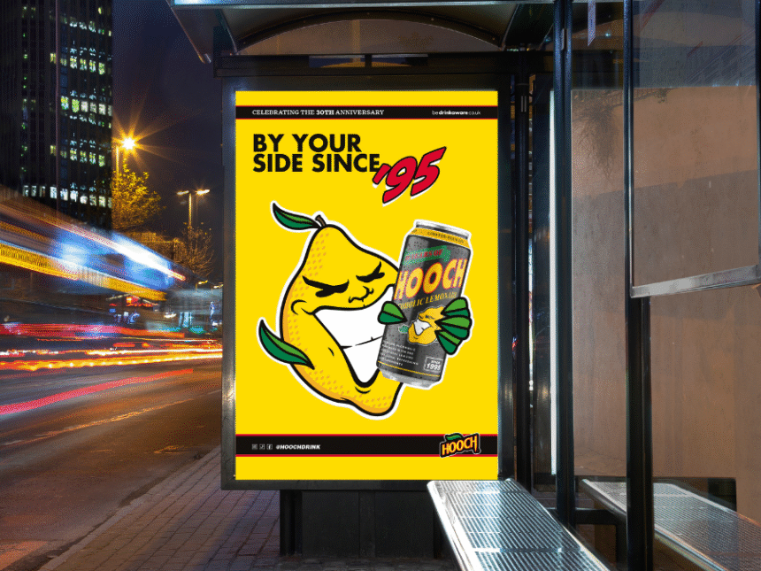 Hooch bus stop campaign