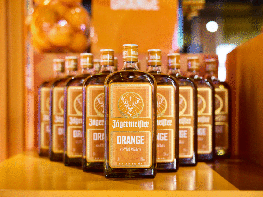Jagermeister Orange bottles