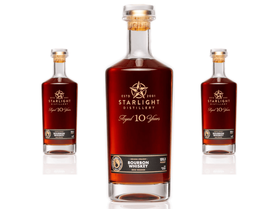 Starlight Distillery 10-Year Bourbon bottle