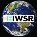 Earth from space with IWSR logo