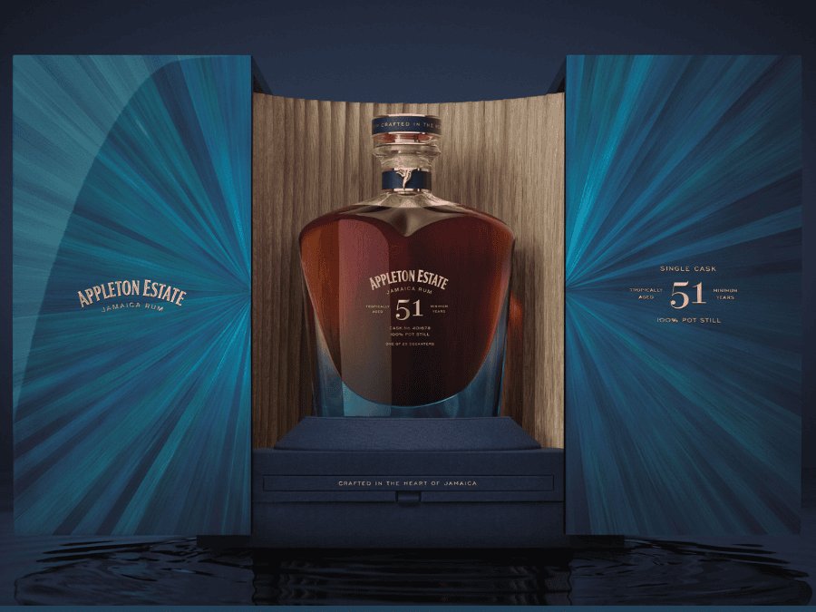 Appleton Estate The Source 51-Year-Old bottle and box