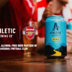 Athletic Brewing x Arsenal logo