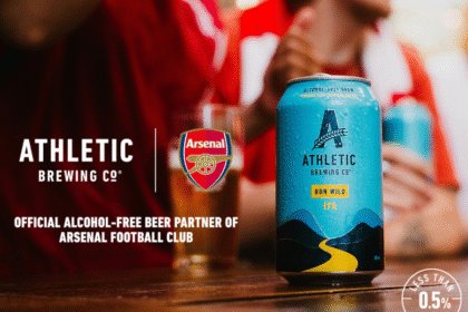 Athletic Brewing x Arsenal logo