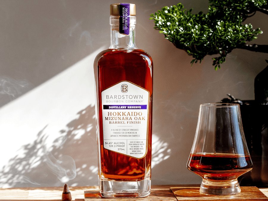 Bardstown Bourbon Hokkaido Japanese Mizunara Oak Barrel Finish bottle