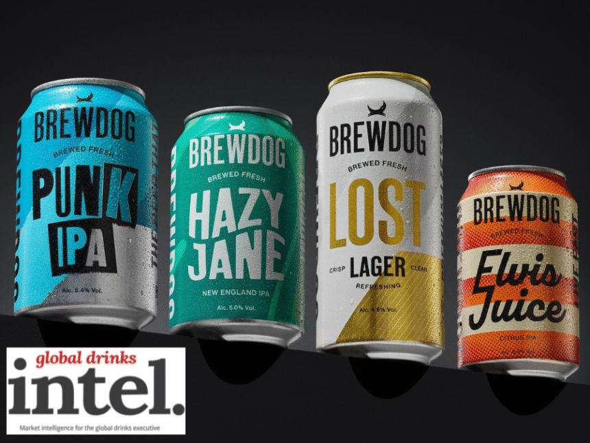 Rebranded packaging for BrewDog portfolio