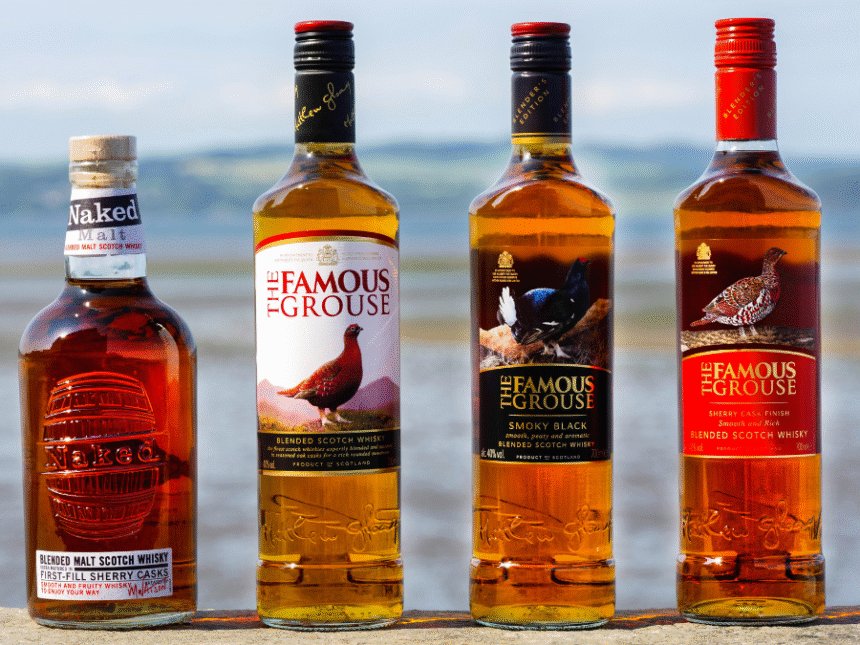 Famous Grouse and Naked Malt portfolio