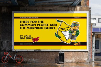 Hooch campaign billboard