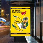 Hooch bus stop campaign
