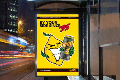 Hooch bus stop campaign