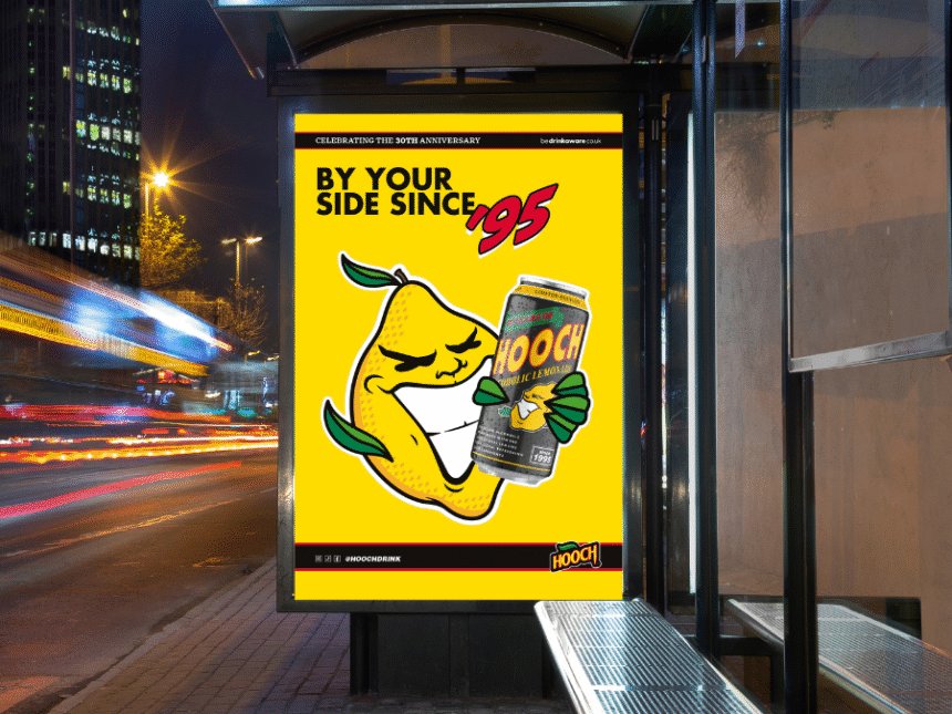 Hooch bus stop campaign