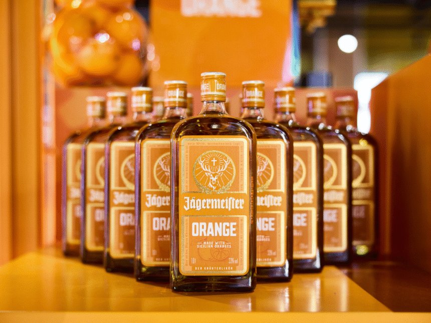 Jagermeister Orange bottles