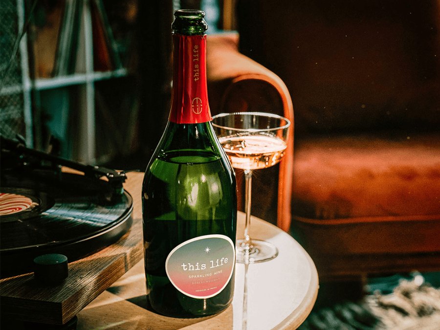 This Life wine bottle