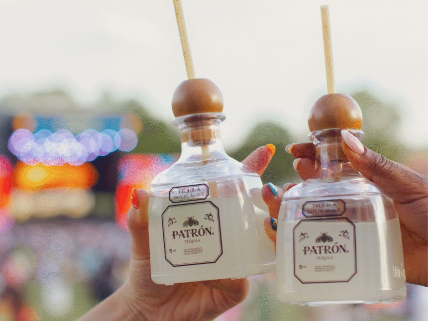 Patrón margarita cocktails
