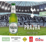 Pravha brand and Tottenham logo