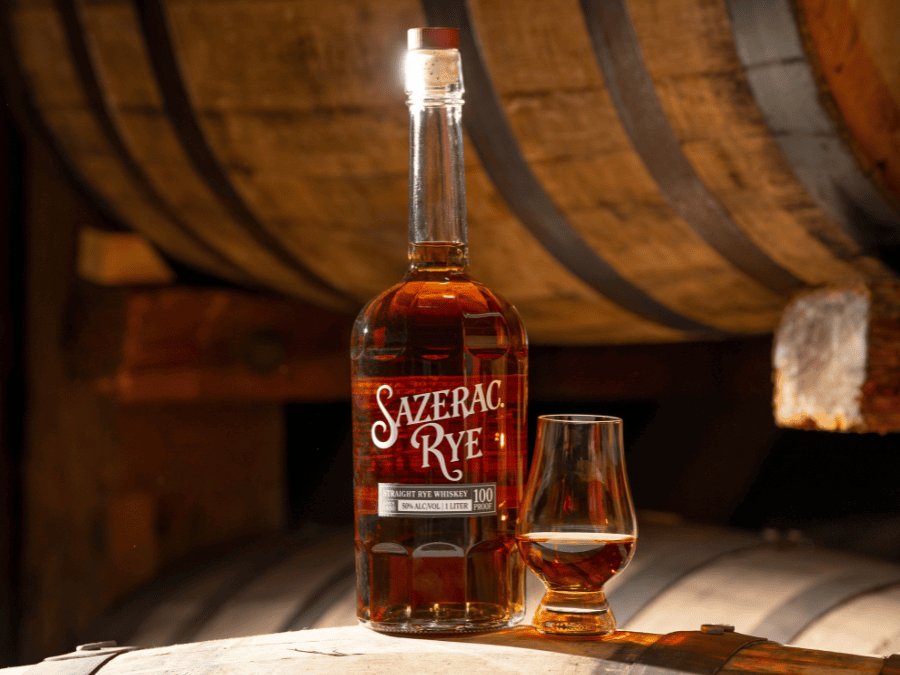 Sazerac Rye 100 Proof bottle