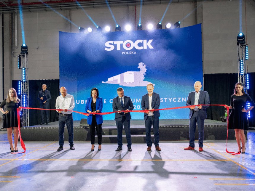 Opening ceremony at Stock Spirits logistics centre in Lublin, Poland
