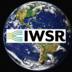 Earth from space with IWSR logo