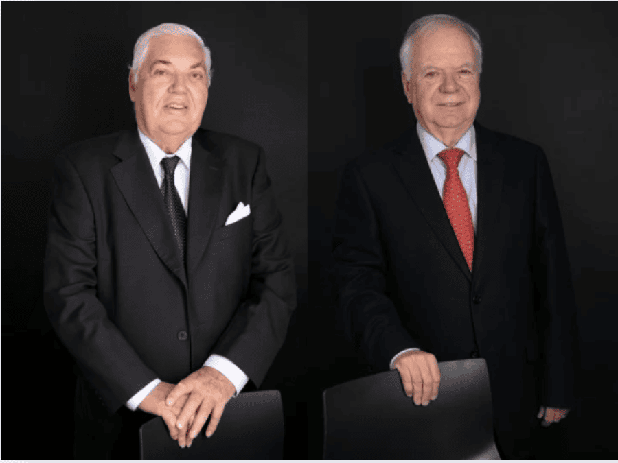 Alfonso Larraín Santa María and Rafael Guilisasti Gana