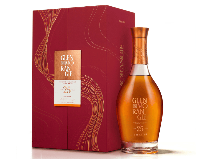 Glenmorangie The Altus 25 Years Old bottle and box