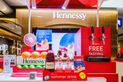 Moet Hennessy activation in Hong Kong airport