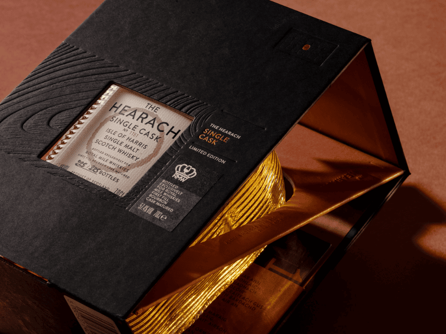 Isle Of Harris The Hearach Royal Mile bottling with box