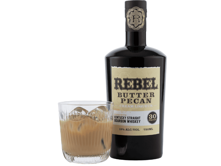 Rebel Butter Pecan Cream Liqueur bottle