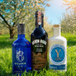 6 O'Clock Gin bottle next to Ellers Farm products