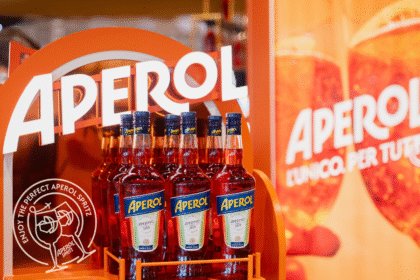 Aperol bottles in airport