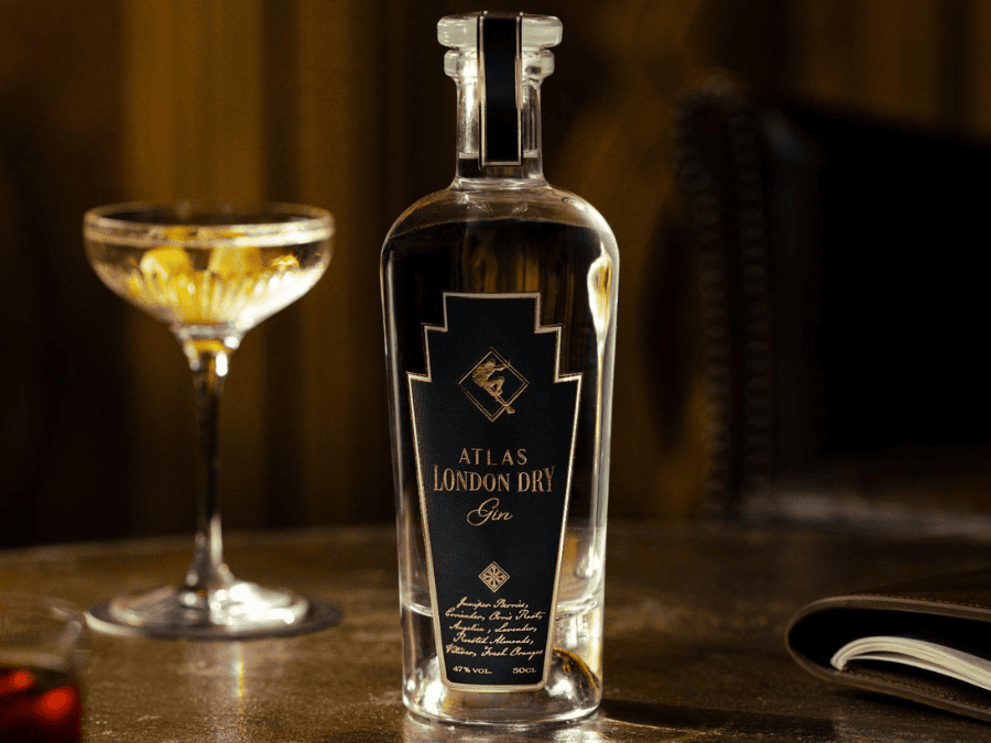 Atlas London Dry Gin bottle