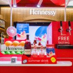 Moet Hennessy activation in Hong Kong airport