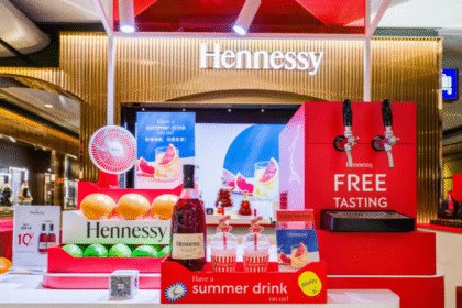 Moet Hennessy activation in Hong Kong airport