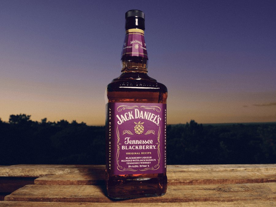 Jack Daniel's Blackberry bottle