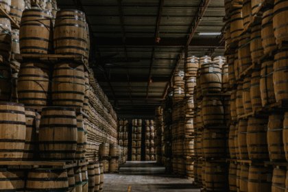 Middle West Distillery barrels