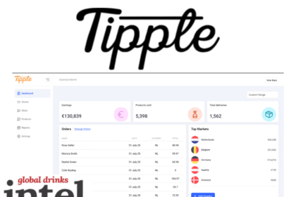 Tipple logo with interface screenshot