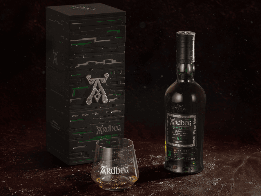 Ardbeg Y2K 2025 bottle and box
