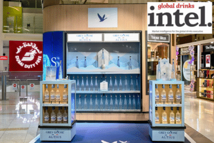GTR display for Grey Goose Altius at Dubai Duty Free outlet