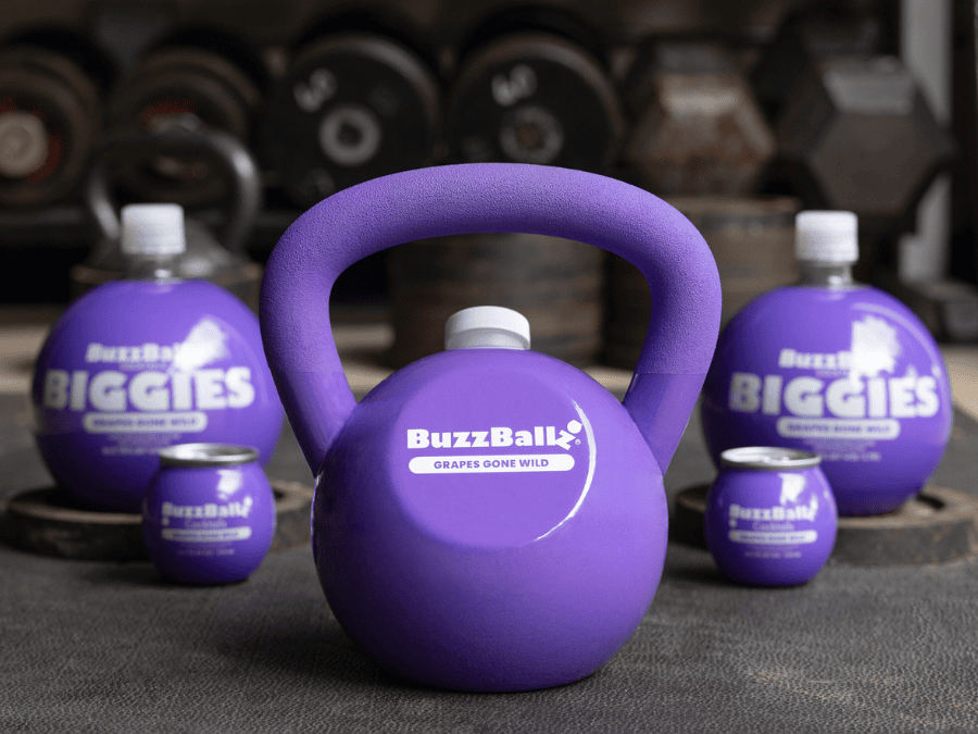 BuzzBallz Grapes Gone Wild with promotional KettleBallz