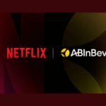 AB InBev and Netflix logos
