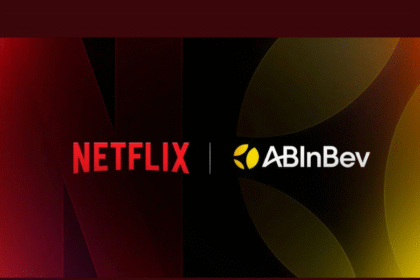 AB InBev and Netflix logos