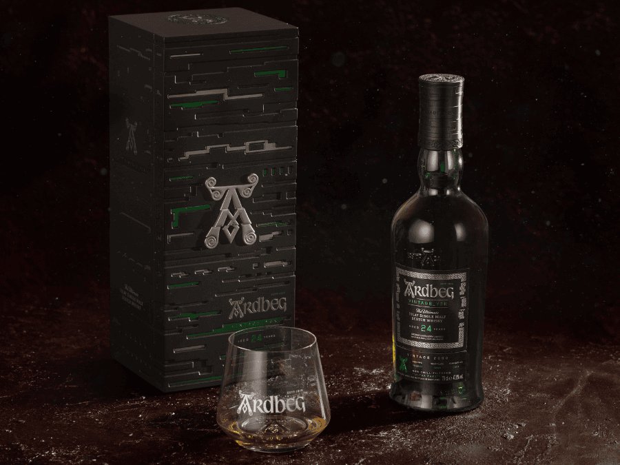 Ardbeg Y2K 2025 bottle and box