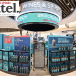 Bruichladdich display in global travel retail outlet