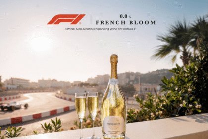 French Bloom bottle with Formula 1 logo