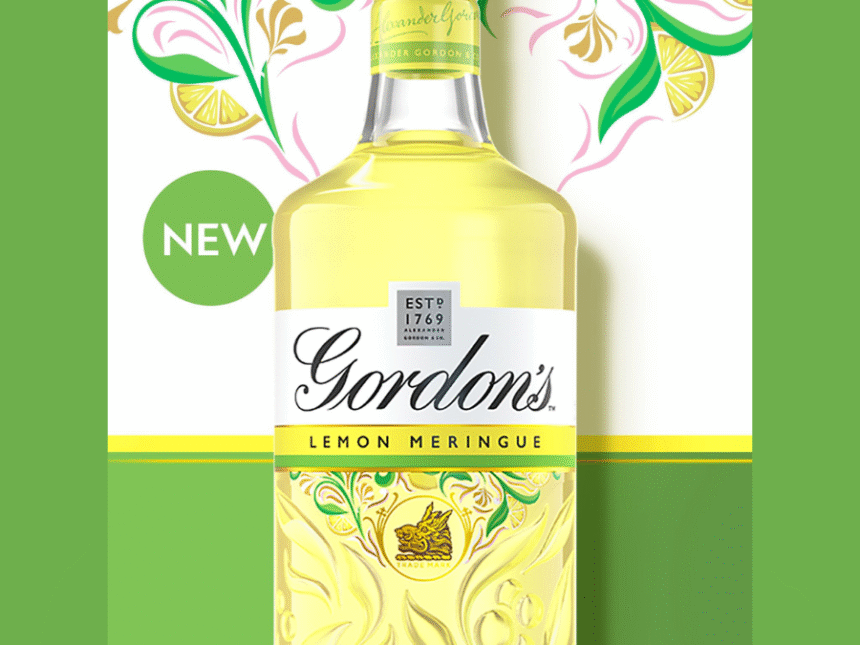 Gordon's Lemon Meringue gin bottle