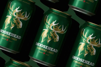 Moosehead lager cans