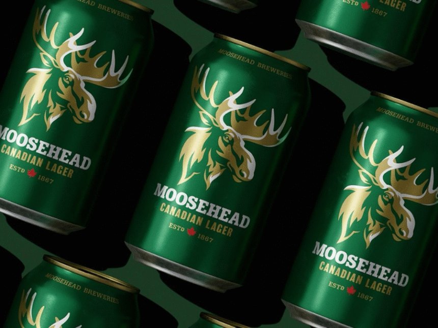 Moosehead lager cans