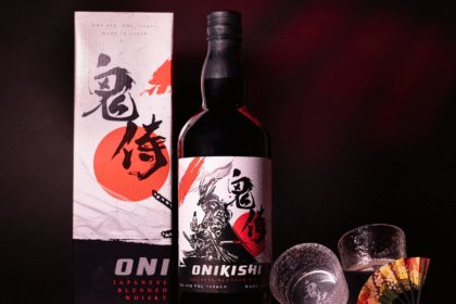 Onikishi Japanese Whiskey bottle and box
