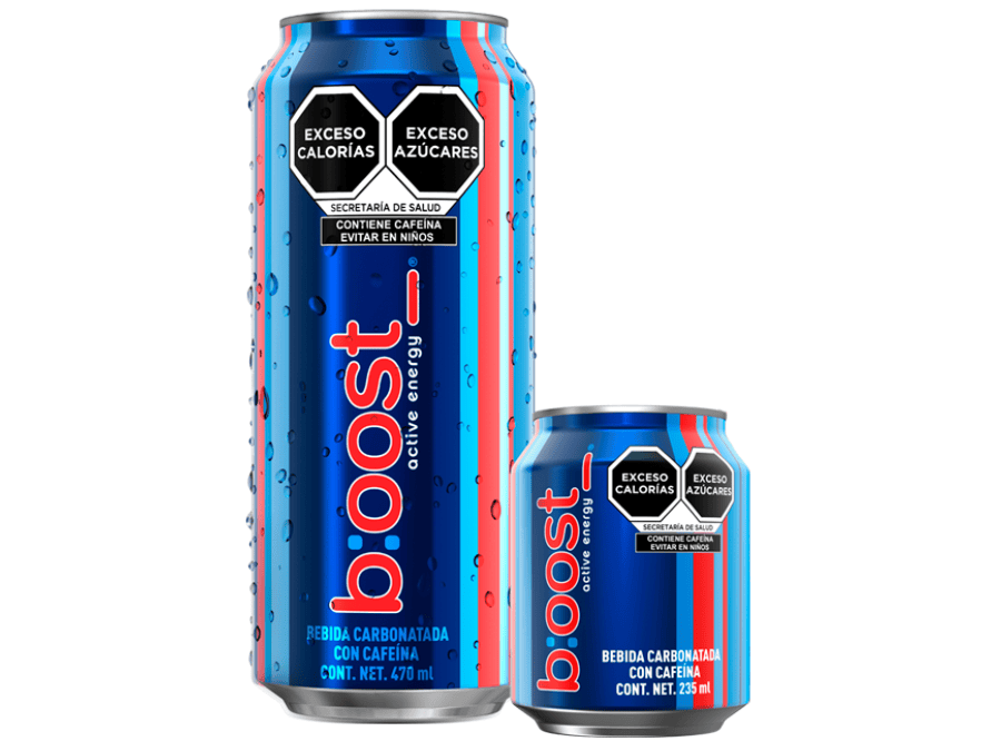 B:oost energy drinks brand cans