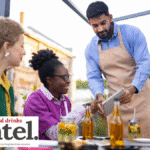 Patrons ordering form staff at table side